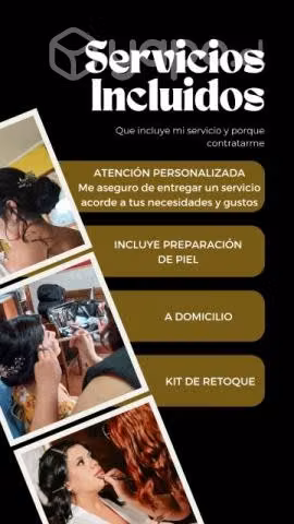 Maquillaje y peinado profesional