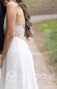 Vestido de novia talla 38-40 más capa desmontable