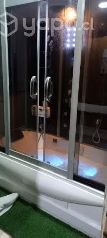 Cabina de hidromasaje con sauna vapor ducha y musi
