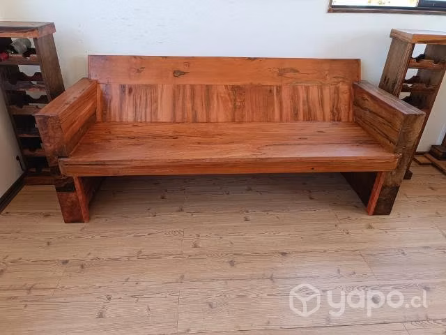 Sillón de durmientes de roble