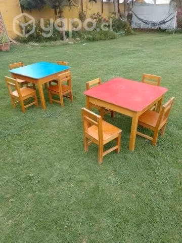 Mesas de jardín infantil
