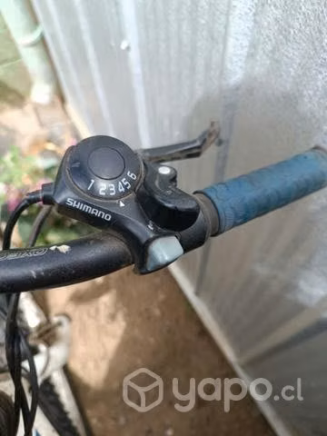 Bicicleta Oxford blanca con azul aro 24 - Imagen 4