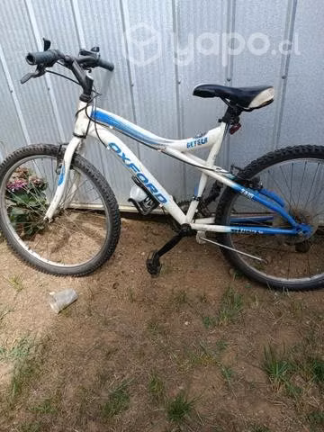 Bicicleta Oxford blanca con azul aro 24 - Imagen 2