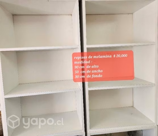 Repisas de melamina