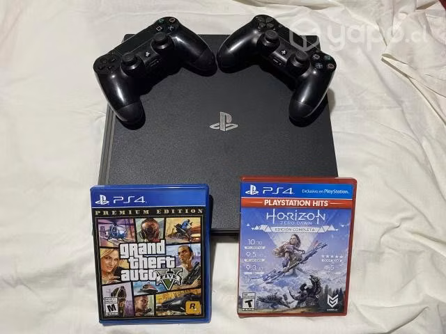 Play Station 4 PRO + 2 controles + 2 juegos fisico