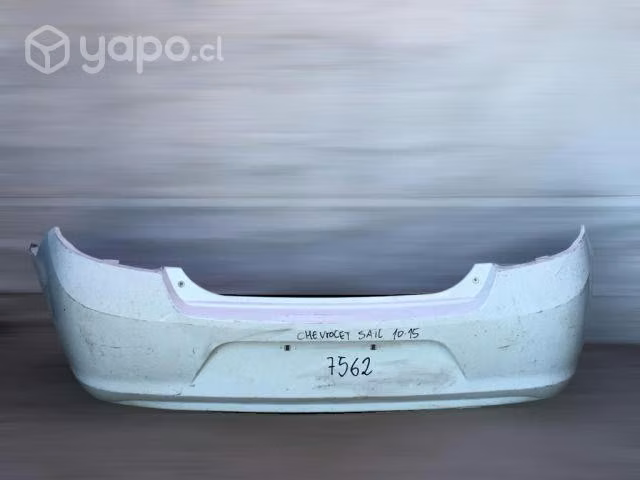 Parachoque trasero chevrolet sail 2010-2015
