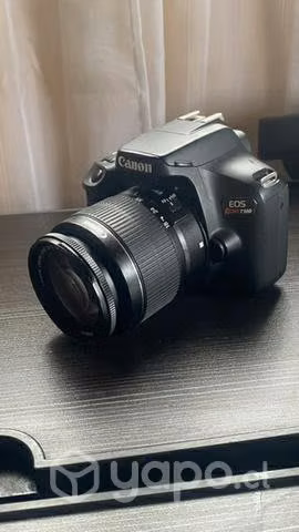 Camara canon rebel t100 + lente 18-55