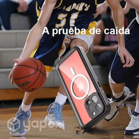 Carcasa Iphone 15 Pro Sumergible Waterproof Black