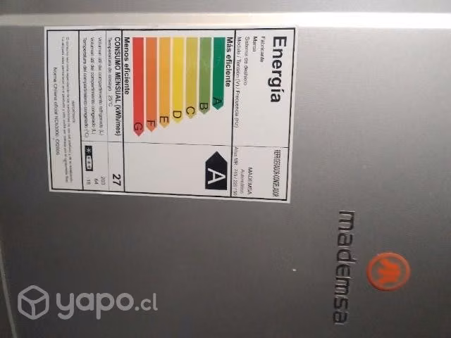 Refrigerador mademsa