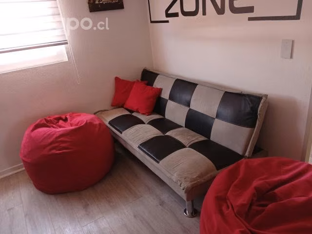 Futon tela y ecocuero