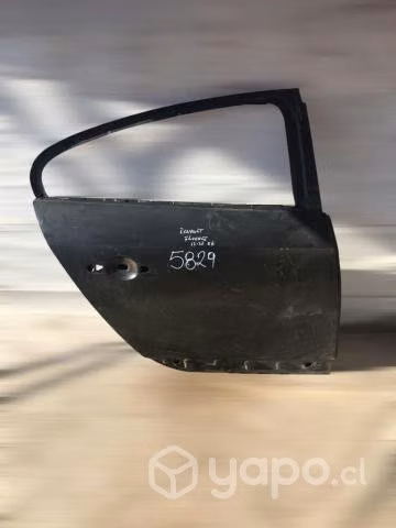 Puerta trasera rh renault fluence 2012-2021