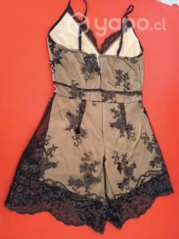 Vestido enterito de fiesta o gala talla s