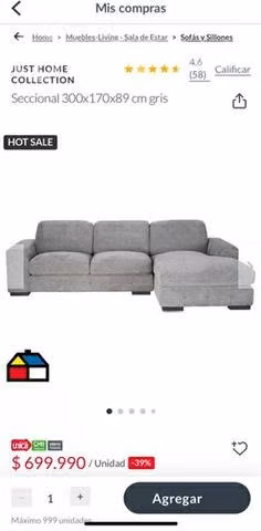 Sillón marca home