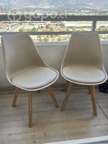 Sillas patas de madera - Imagen 2