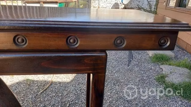 Mueble mesa arrimo madera solida