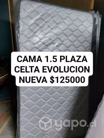 Camas celta de 1 y 1.5 plazas nuevas embaladas