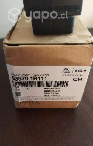 Botonera alzavidrios original hyunday- Kia nueva