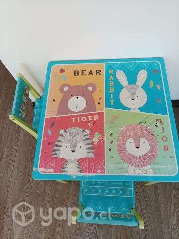 Mesa infantil zoo - Imagen 2