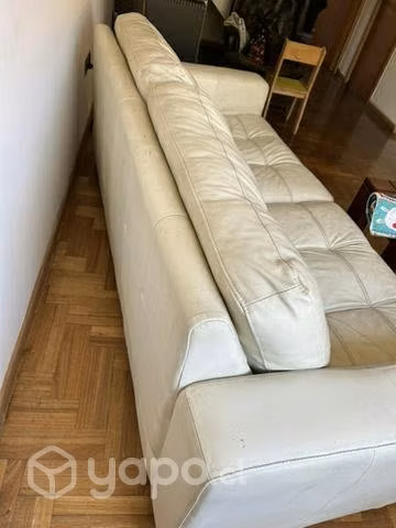 Sofá cuero usado ROSEN. Para tapizar