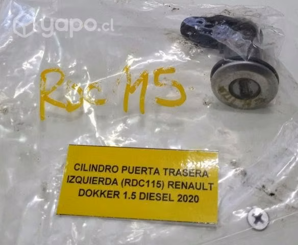 Cilindro Puerta Trasera Izq (RDC115) Dokker 2020