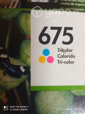 Packs de tintas HP 675 colores originales