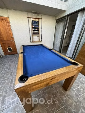 Mesa de Pool 200x110 cms + cubierta + taquera