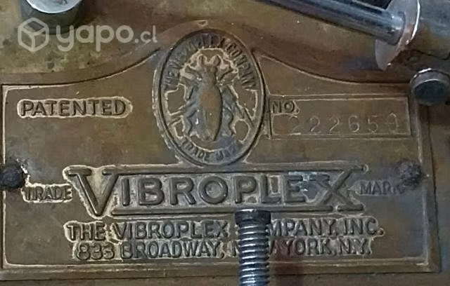 Antiguo telegrafo codigo morse para restaurar