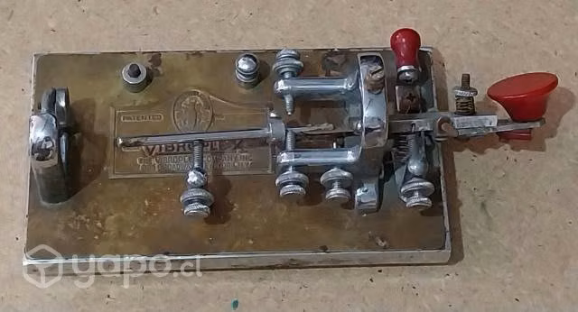 Antiguo telegrafo codigo morse para restaurar
