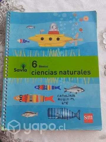 Ciencias naturales 6 basico, sm savia