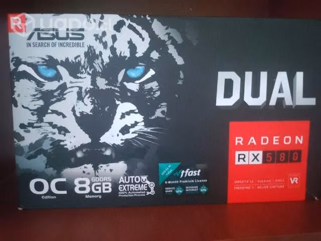 Tarjeta gráfica Asus RX 580