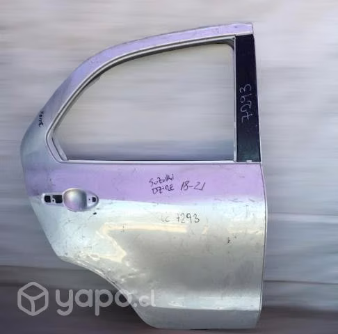 Puerta trasera rh suzuki dzire 2018-2021