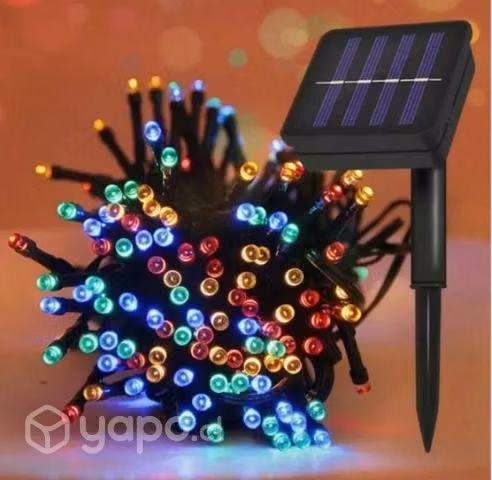 Luces navideñas solares 10 metros