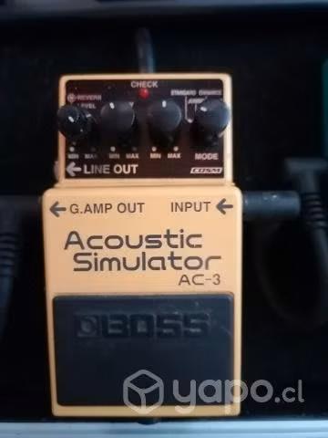 Pedal acoustic simulator Boss