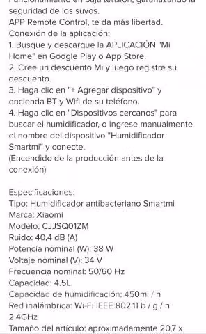 Humidificador Xiaomi - Imagen 3