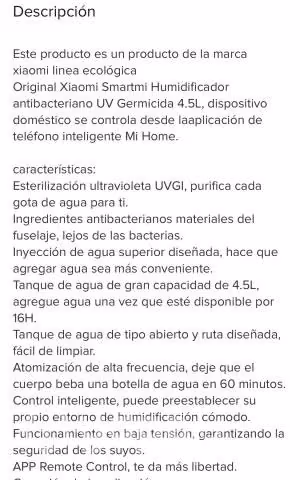 Humidificador Xiaomi - Imagen 4