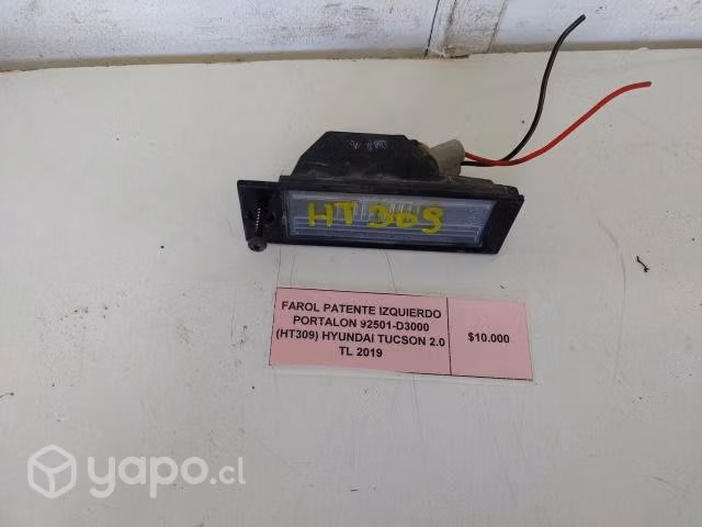 Farol Patente Izq Portalon (HT309) Hyundai Tucson