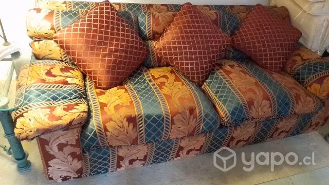 Sofa diseño clasico 3 cuerpos