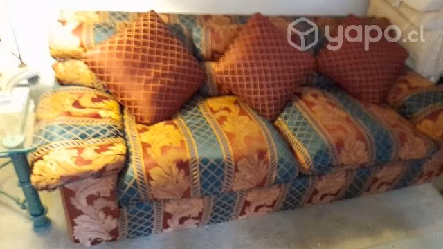 Sofa diseño clasico 3 cuerpos