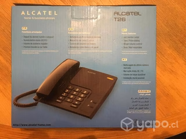 Telefono fijo alcatel t26