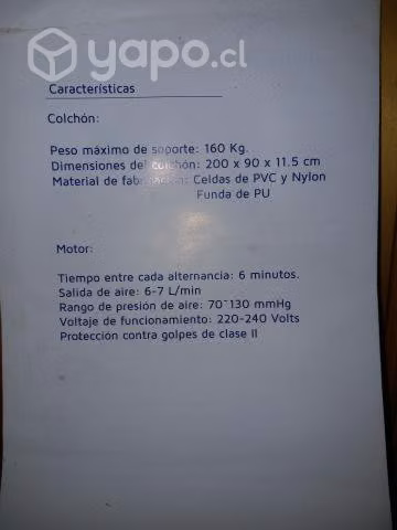 colchón antiescaras con motor - Imagen 3