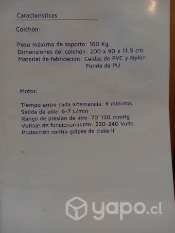 colchón antiescaras con motor - Imagen 2
