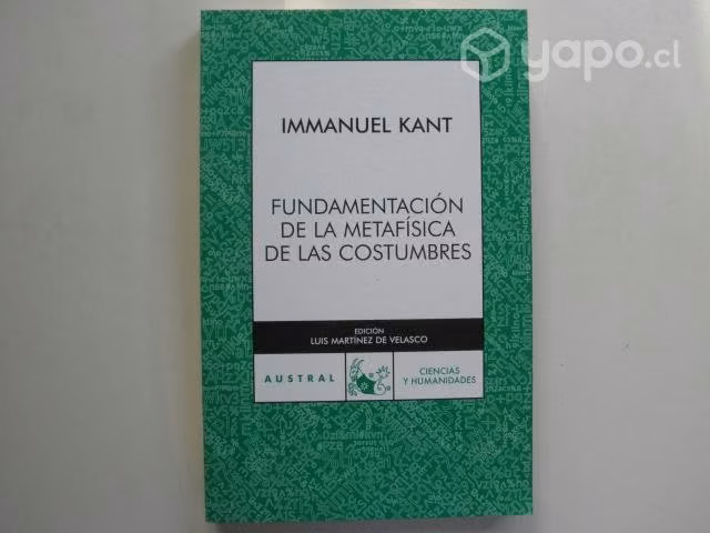 Fundamentación de la metafísica de las costumbres