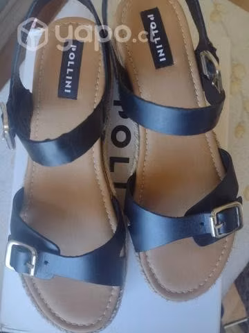 Sandalias marca POLLINI de Cuero - Imagen 6