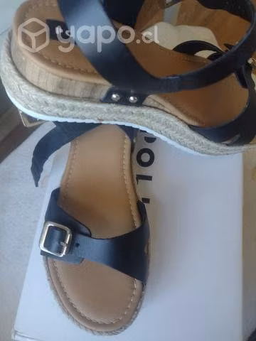 Sandalias marca POLLINI de Cuero - Imagen 3