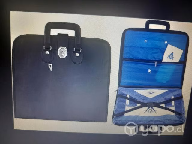 Masónico Masonic Regalia negro cuero sintético est