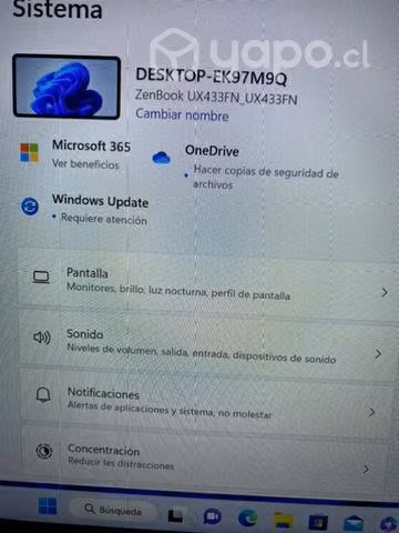 Notebook Asus Zenbok 14 UX433FN