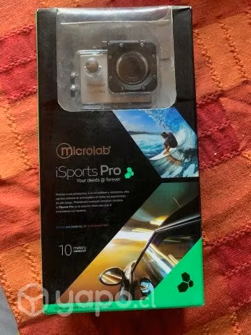 Camara deportiva sumergible microlab tipo go pro