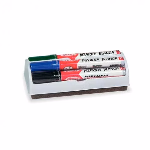 Set 4 Plumon Marcador Pizarra Blanca + Borrador