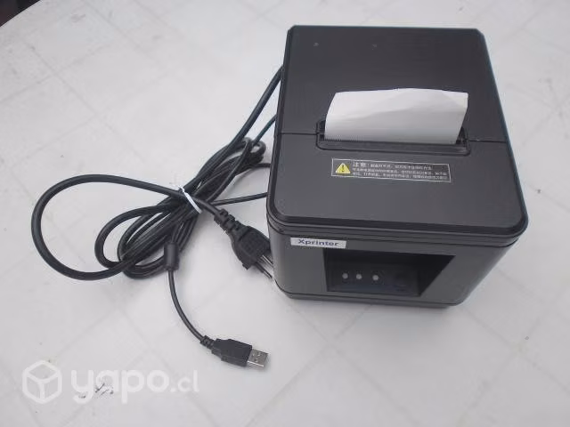 Caja dinero, impresora boletas y escaner
