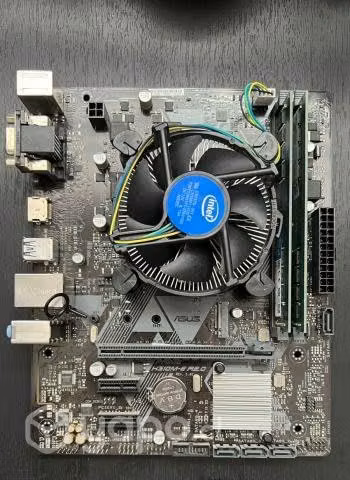 Placa base con procesador y rams combo completo